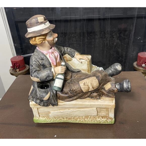 Melody in Motion Willie the Hobo Hand Painted Porcelain - Picture 4 of 9